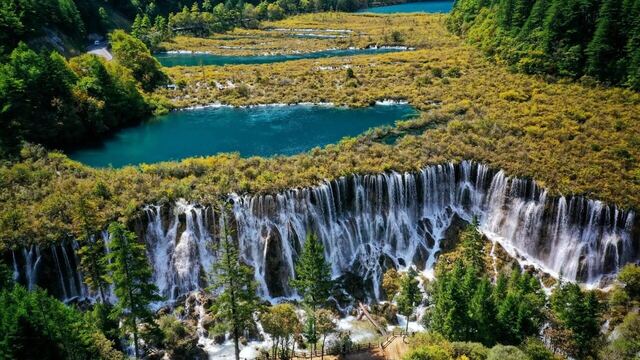 Fairyland Jiuzhaigou · Chengdu & Jiuzhaigou 5 Days 4 Nights Small Group (Panda Base + Full-Day Jiuzhaigou + Songpan Ancient Town + Chengdu)