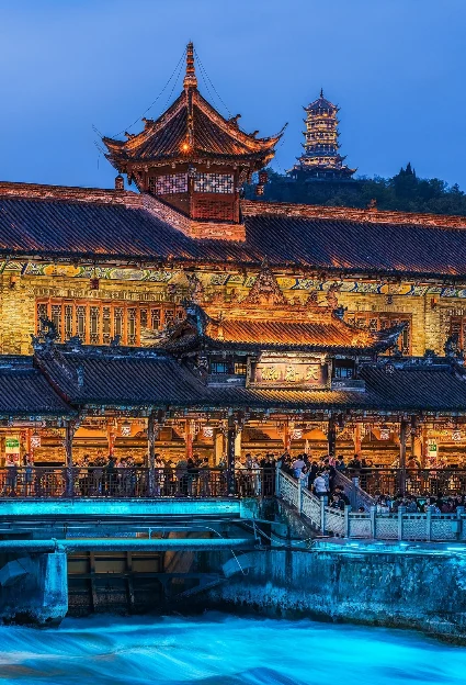 See the other side of an ancient waterworks — the “Blue Tears”