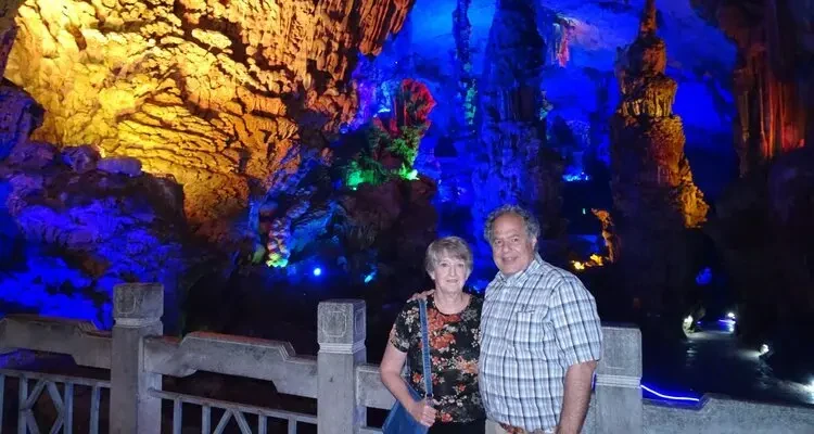 Follow your guide into Guilin's most beautiful caves