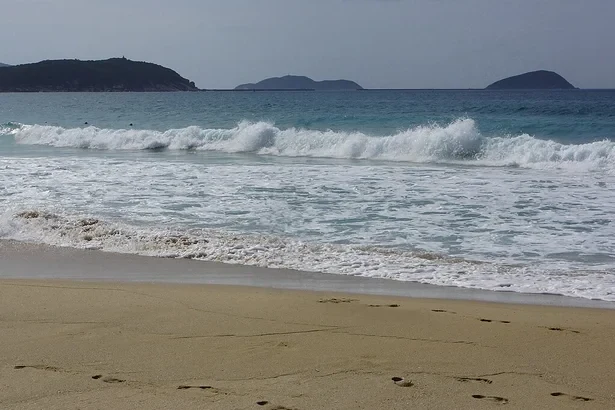 Free time on a private beach