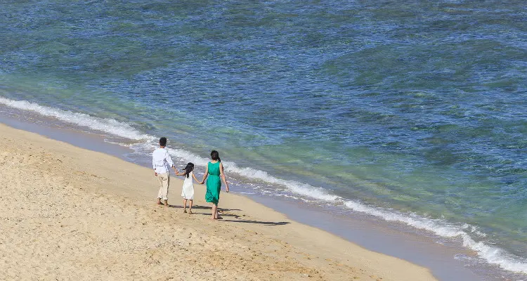 Unwind on a private beach