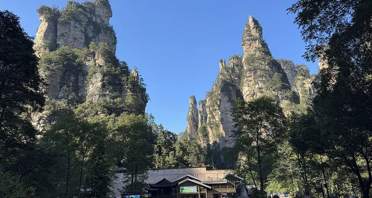 Ride the Bailong Elevator to Hallelujah Mountain, straight out of Avatar