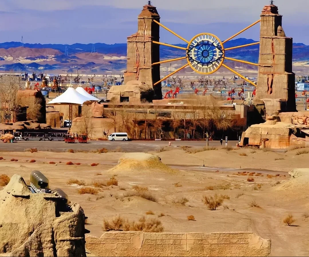 World Devil City — A Little Train Through the Yardang