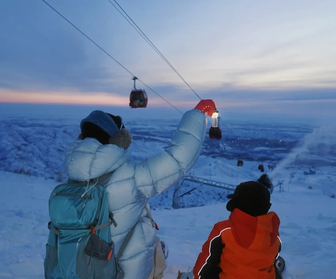 Jiangjun Mountain Sunset Cable Car