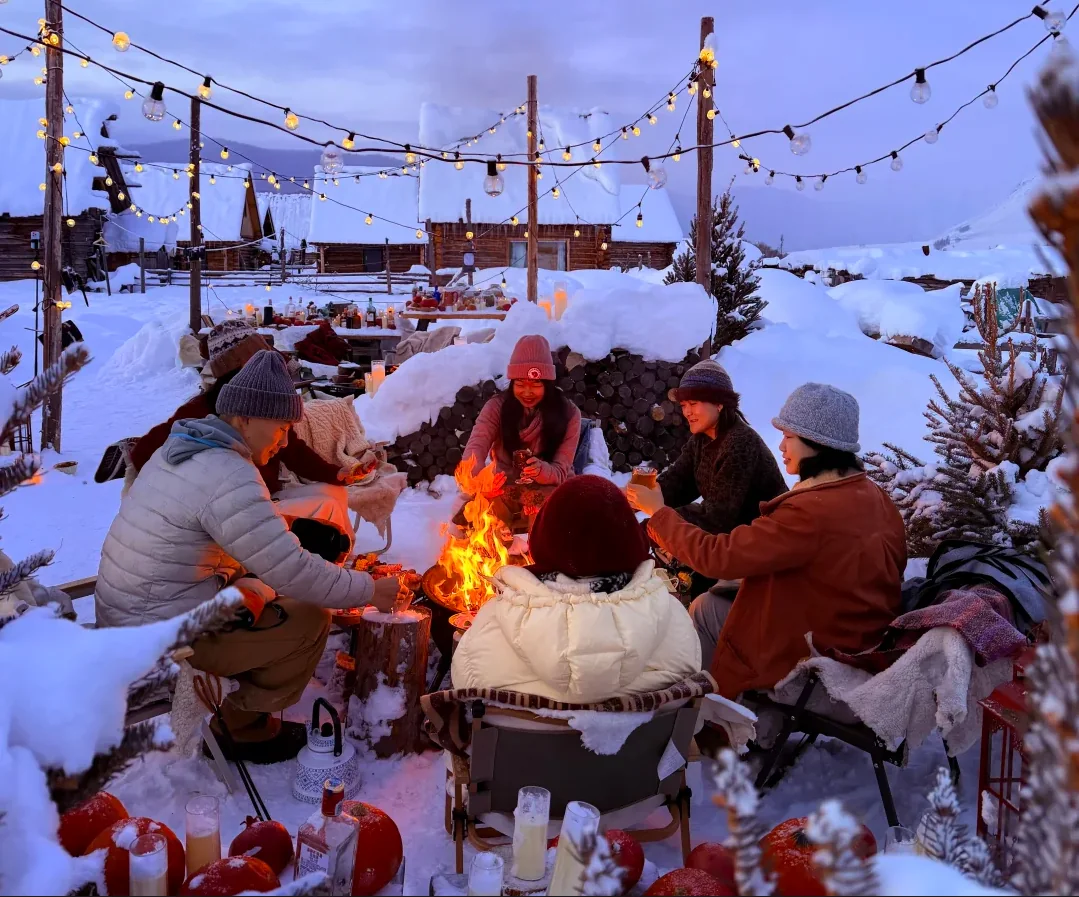 Starry-Sky Bonfire Night