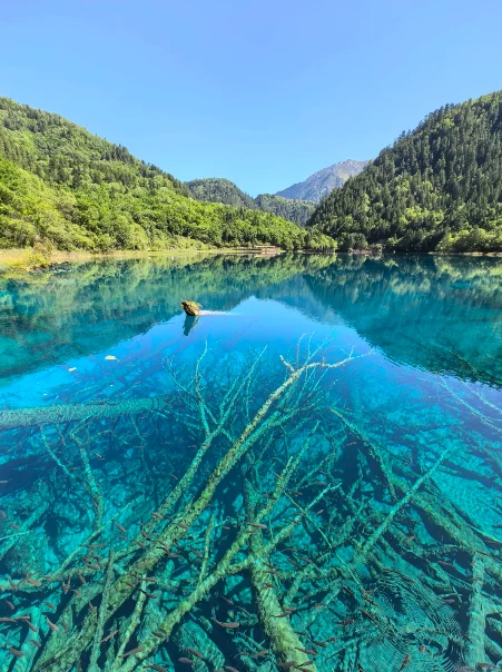 Jiuzhaigou · into an earthly paradise