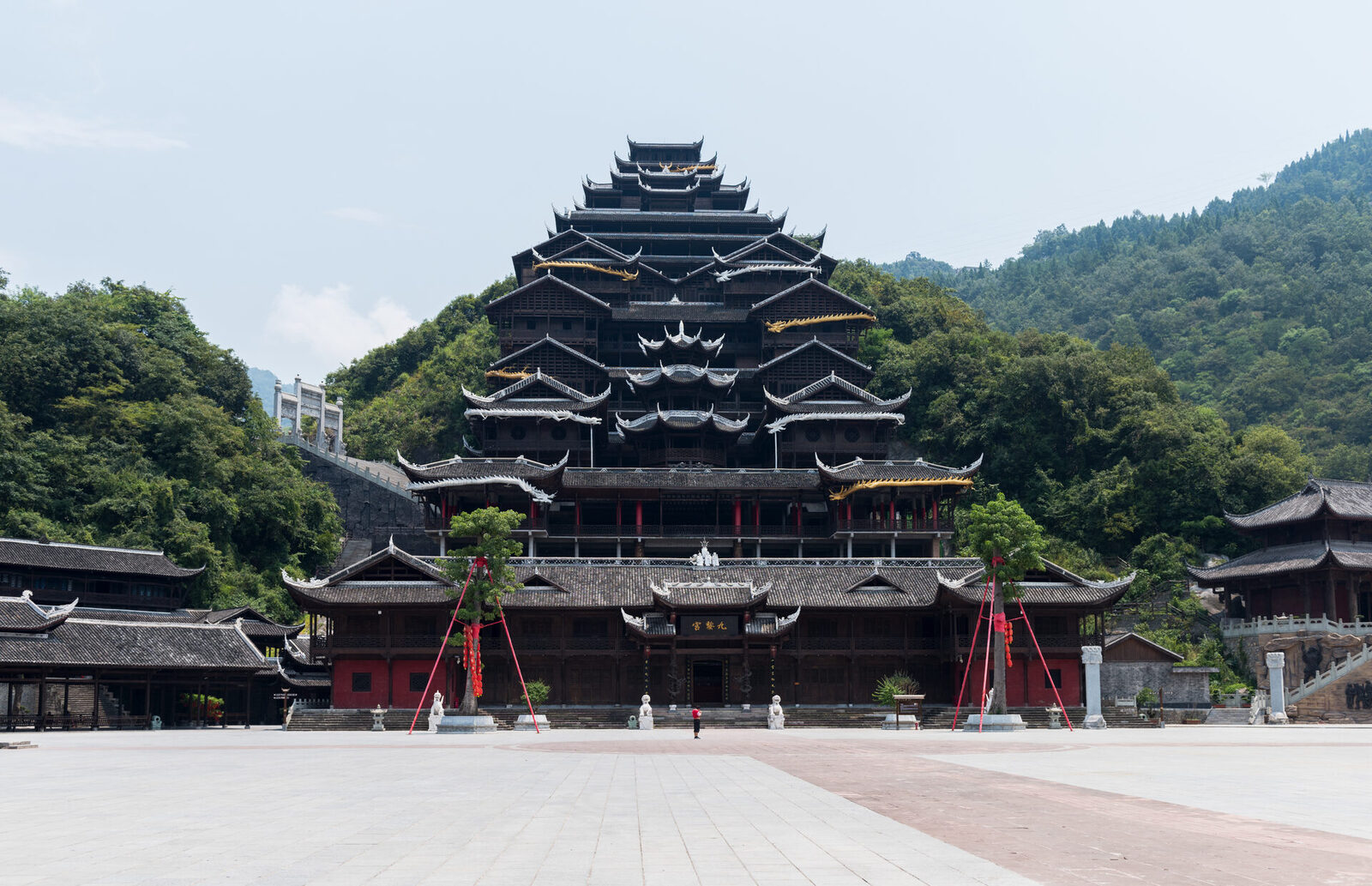 Jiuli City Miao architectural complex in Pengshui, Chongqing