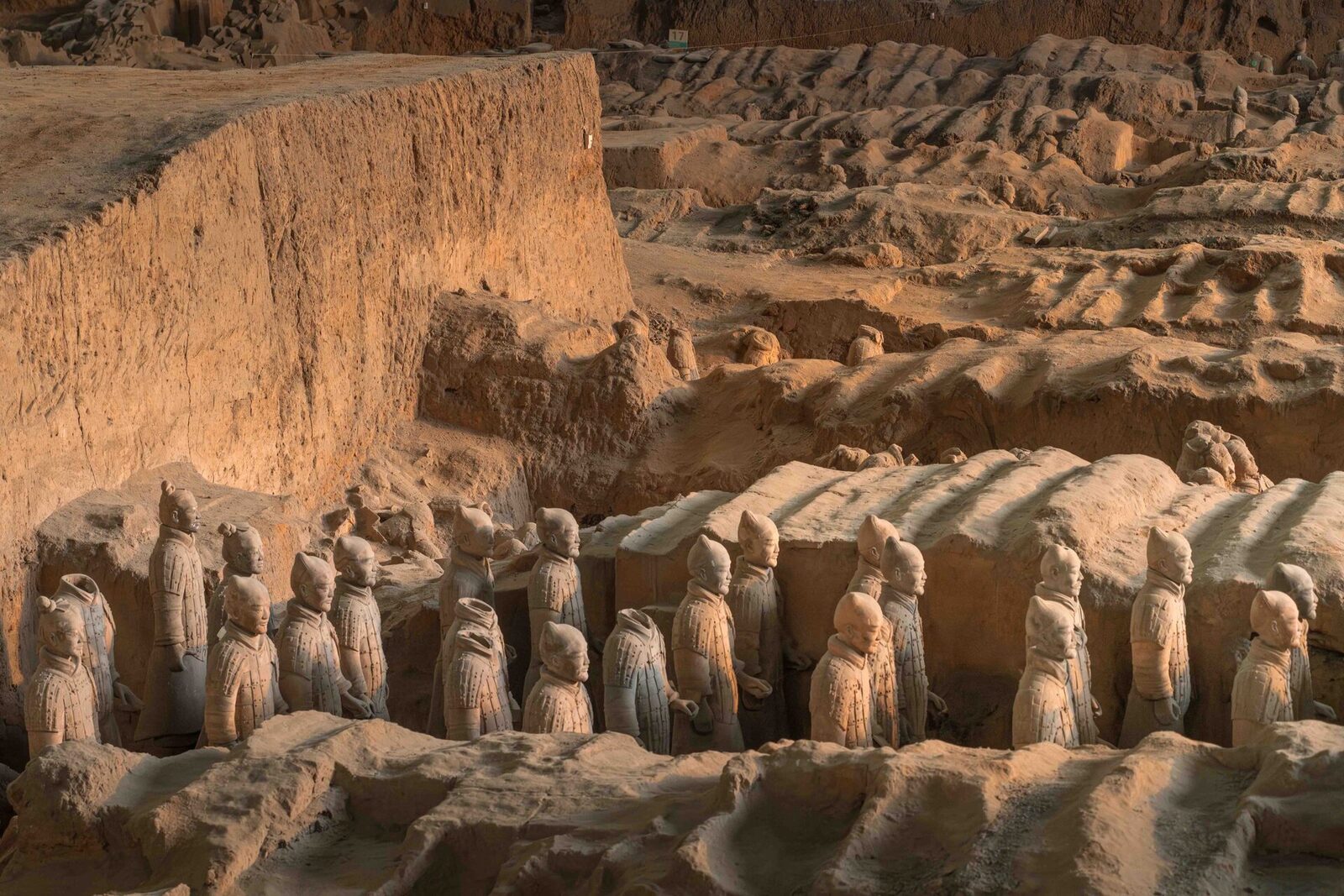 Terracotta Army pit no.1 in Xi'an, China